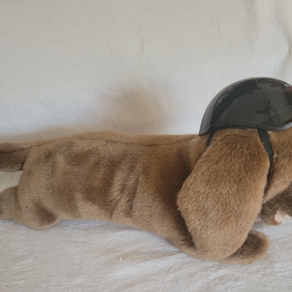 Harley Davidson Dachshund Dog with Helmet - Picture 3 of 6